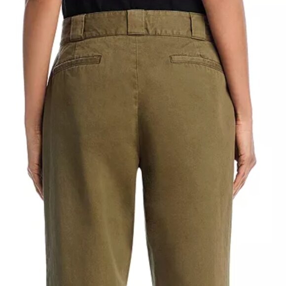 REDONE Women's Ollie Pants | Army Green 27 - Picture 2 of 3